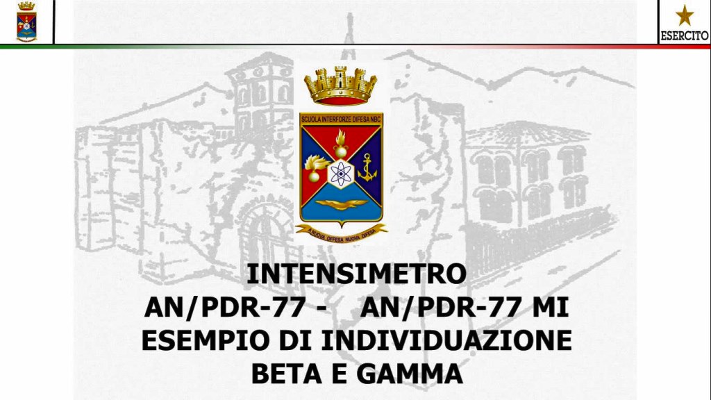 9. AN-PDR77 - Esempio di individuazione presenza radiazioni Beta  e Gamma