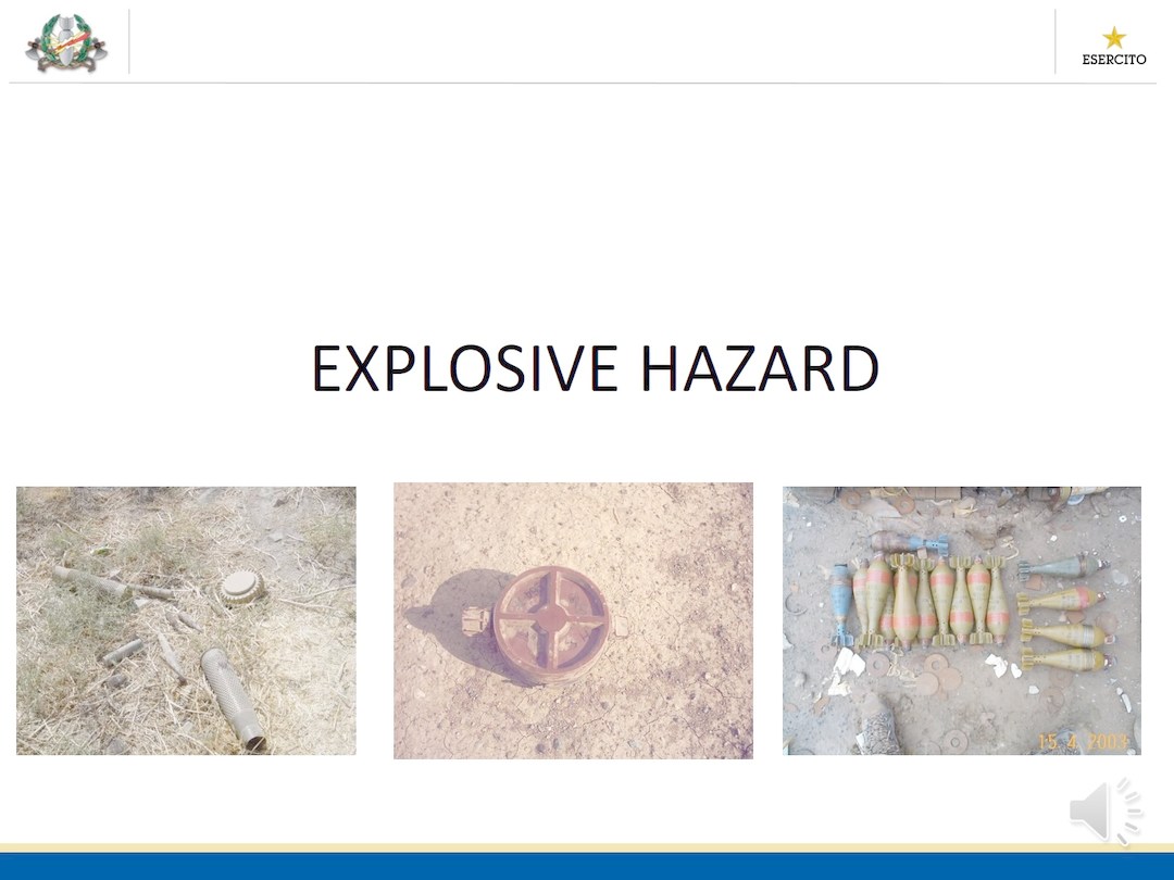 01 EXPLOSIVES HAZARD