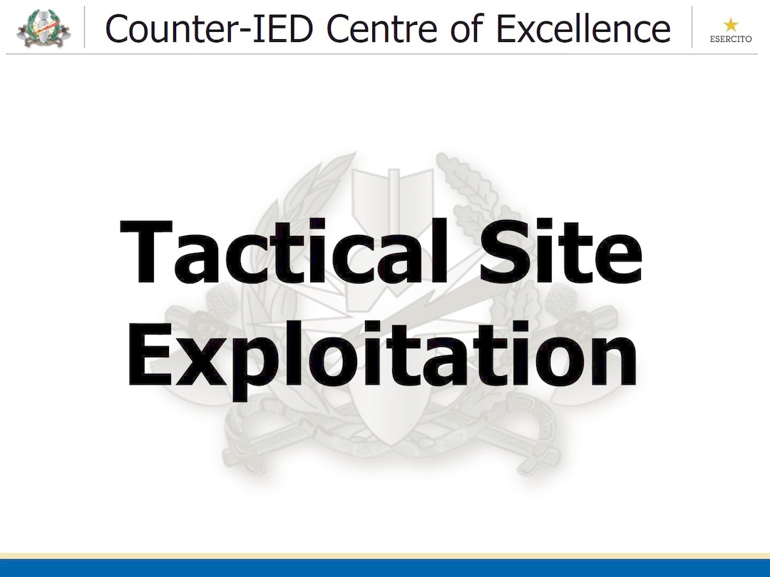 03 Counter-IED Exploitation System