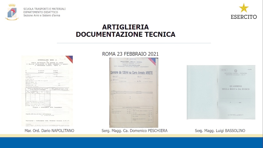 documentazione tecnica armamento parte 5