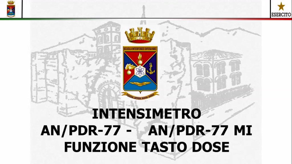 4. AN-PDR77 - Tasto DOSE