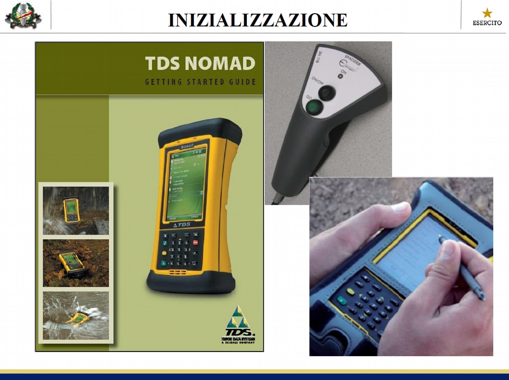 Palmare EPAD 800 - inizializzazione