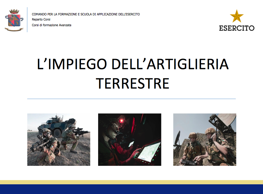 Impiego dell\'Artiglieria Terrestre