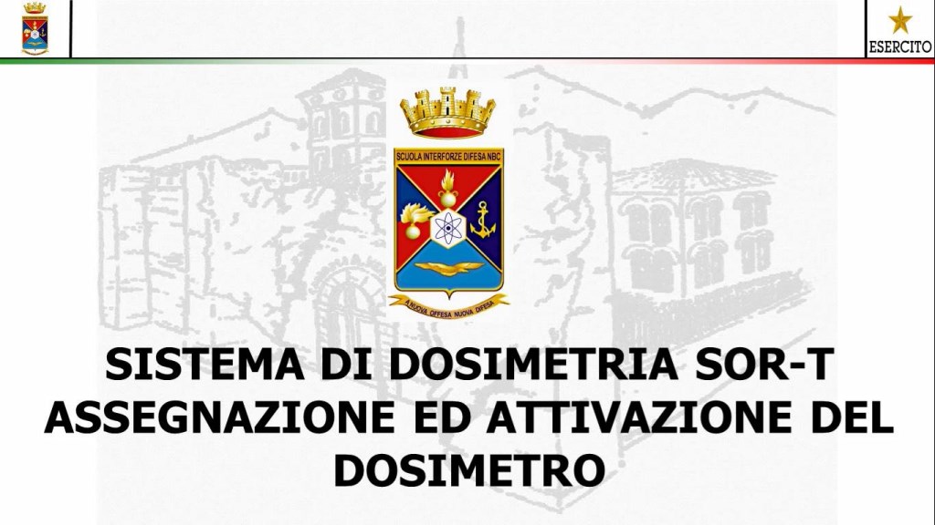 3. SOR-T : ATTIVAZIONE DOSIMETRO