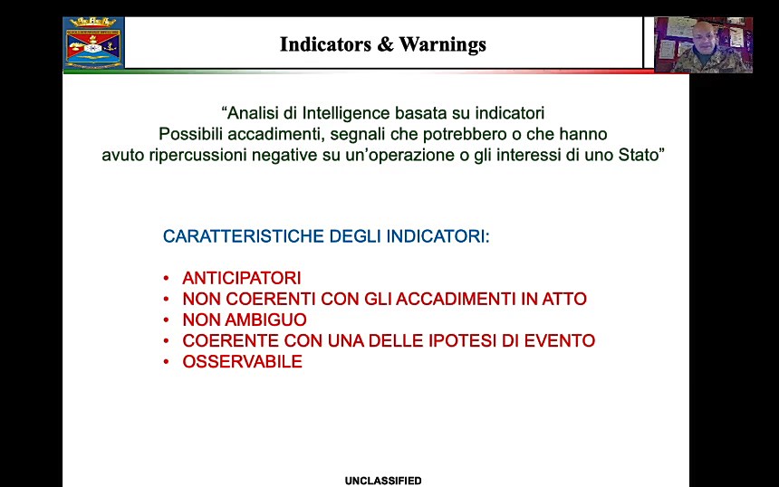 Indicators & Warning